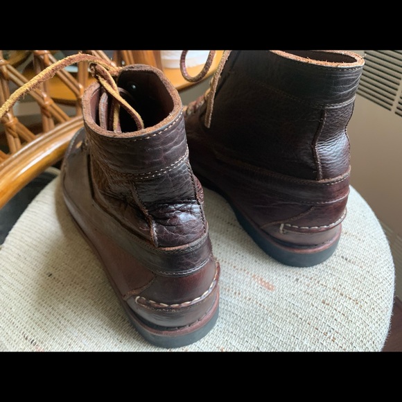 Allen Edmonds 10.5 D Yuma Bison Leather Boot With Shoe Trees - Picture 8 of 10